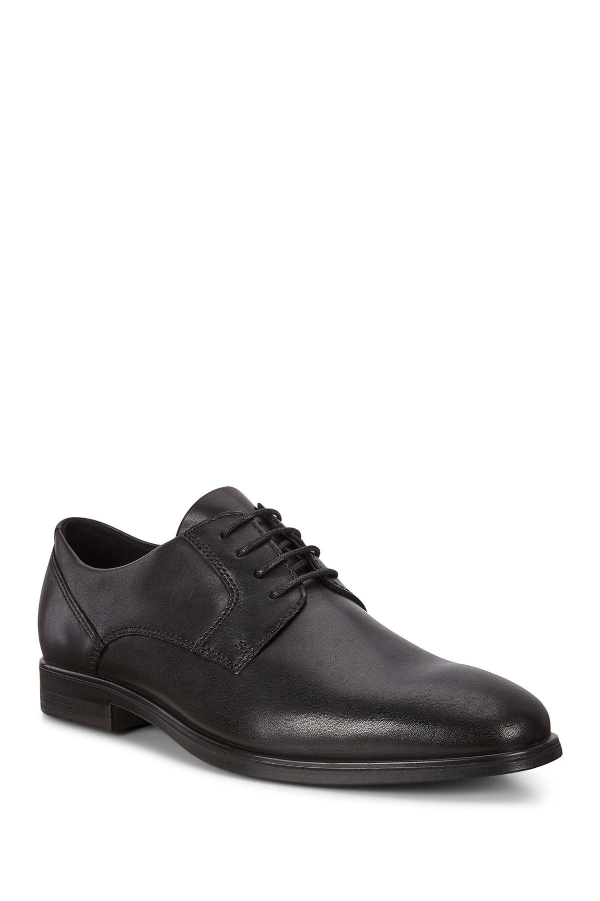 ECCO Queenstown Plain Toe Derby, Main, color, Black