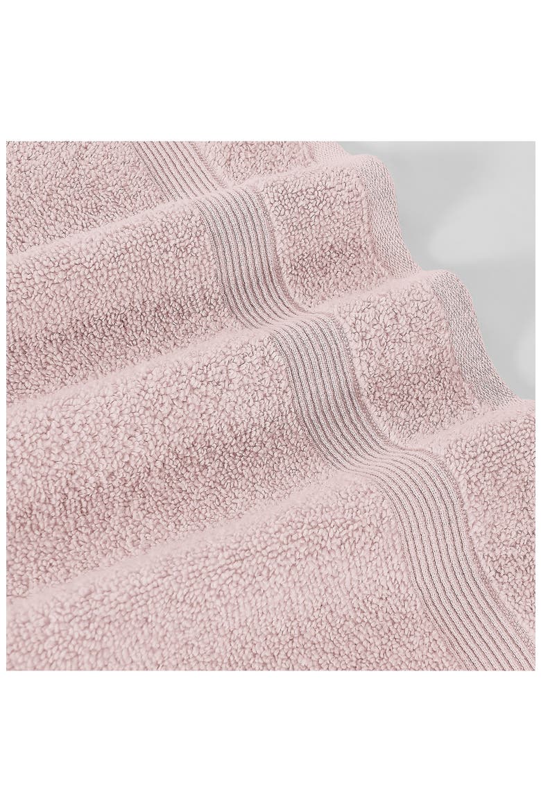Otis 6-Piece Towel Set, Alternate, color, BLUSH PINK