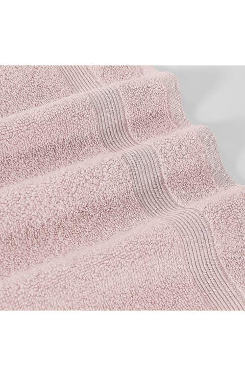 Modern Threads Zero Twist Otis Jacquard 6pc Towel Set In Pink