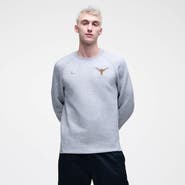 Nike Men's Nike Heather Gray Texas Longhorns Tech Fleece Raglan Sweatshirt
