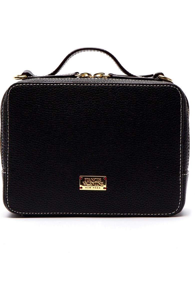 Frances Valentine Tumbled Leather Crossbody Bag, Alternate, color,