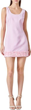 Endless Rose Sequin Hem Sleeveless Minidress