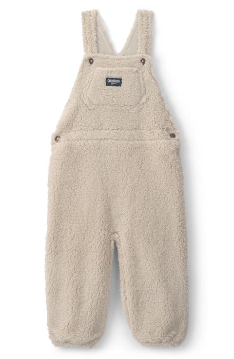Kids' High-Pile Fleece Overalls