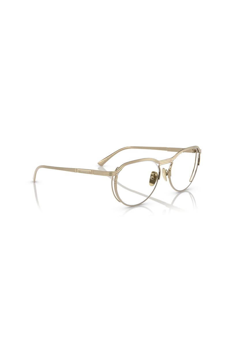 55mm Oval optical glasses, Alternate, color, Gold