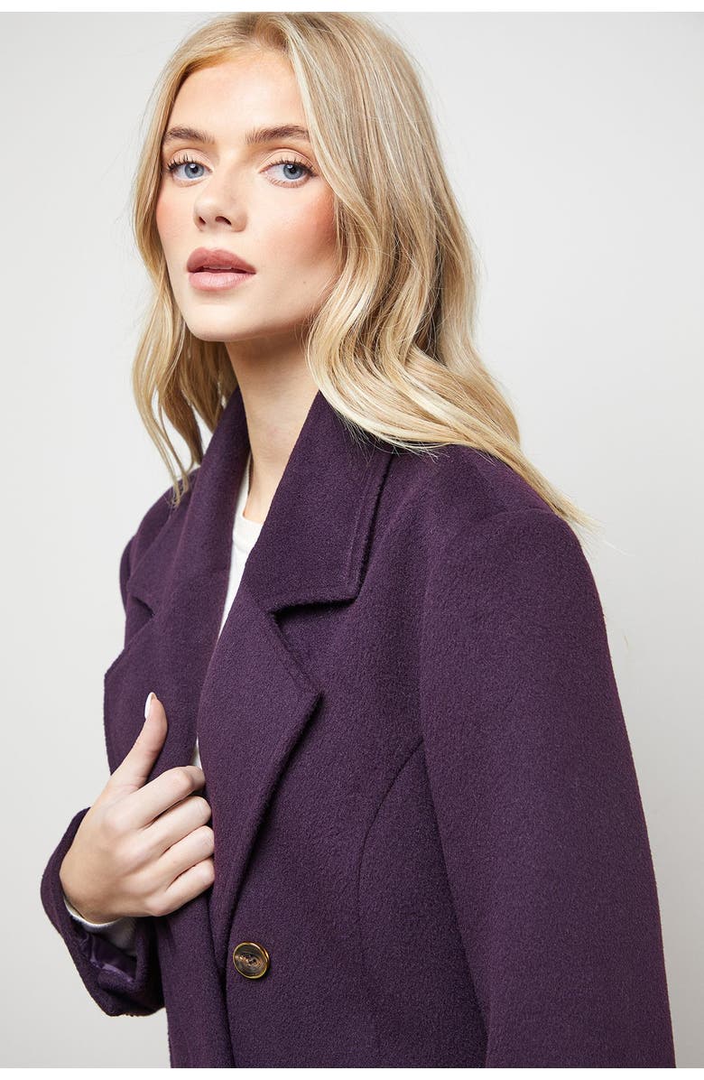 Oasis Maxi Tailored Coat, Alternate, color, Cherry