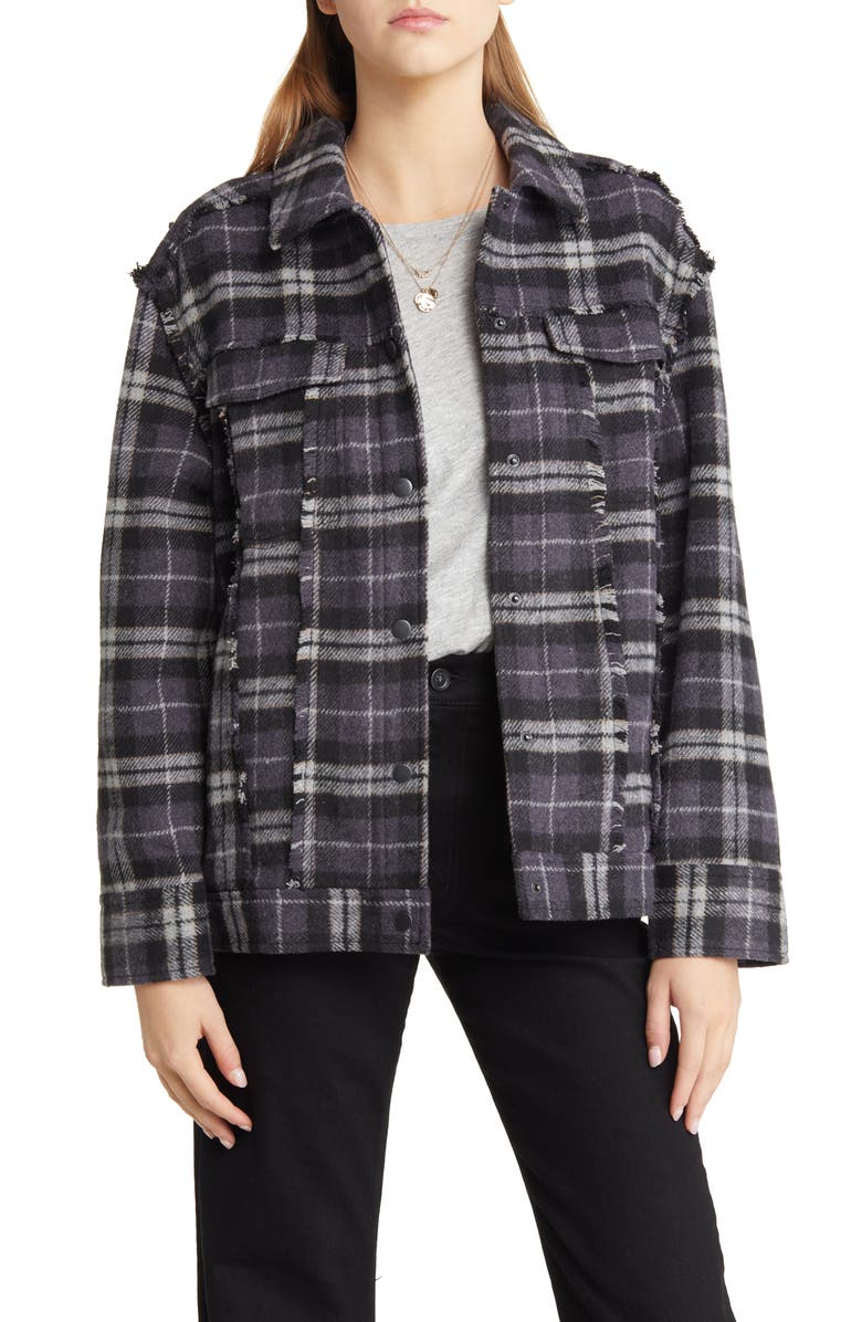 Treasure & Bond Trucker Shirt Jacket, Main, color,