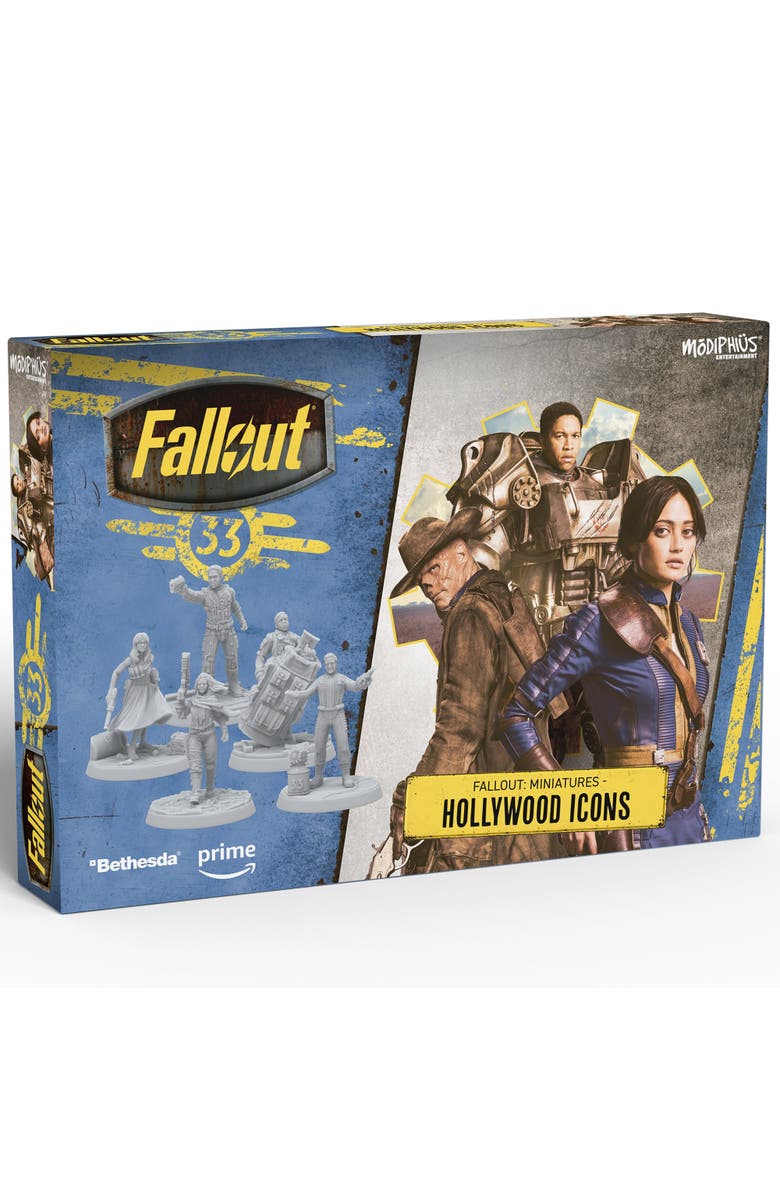 Fallout Miniatures, Hollywood Icons, 5 Miniatures, Alternate, color, 
