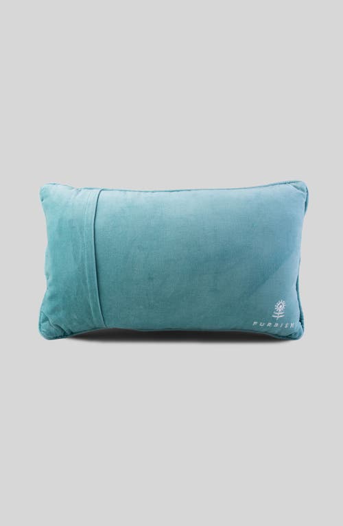 Furbish Rich And Famous Needlepoint Pillow In Multi
