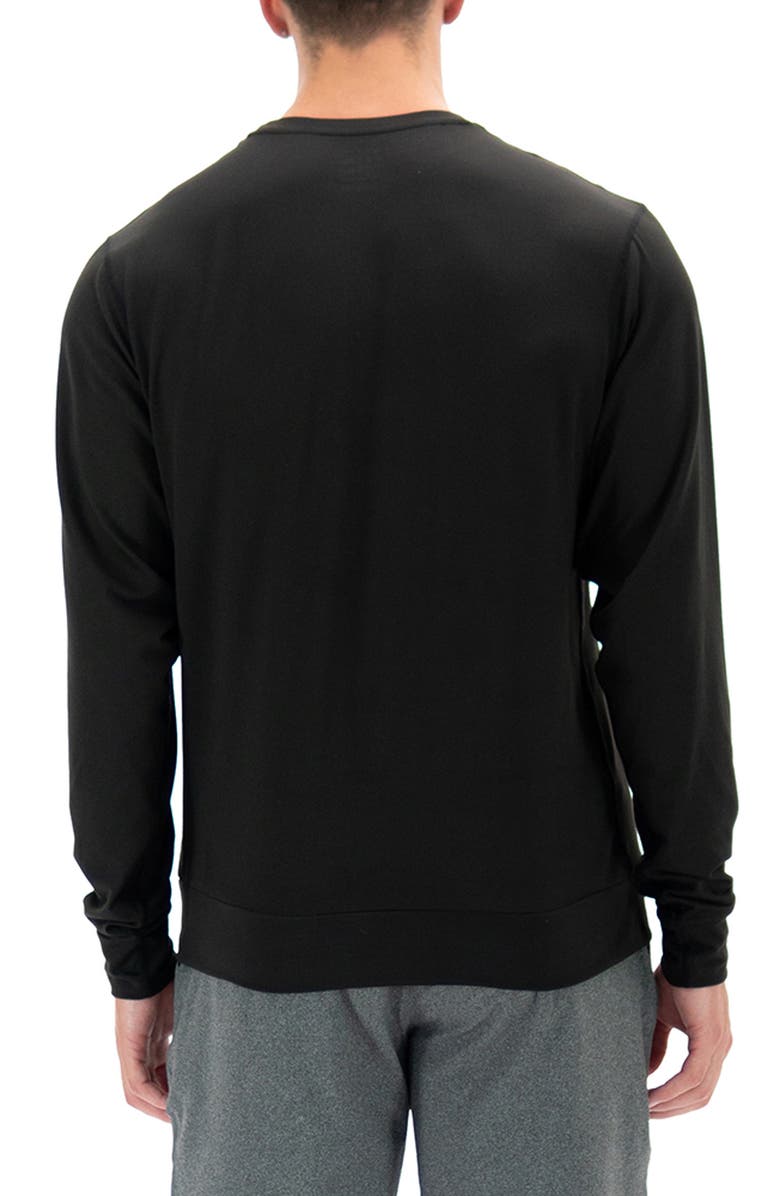 WARRIORS AND SCHOLARS Lounge Stretch Sweatshirt, Alternate, color, Black