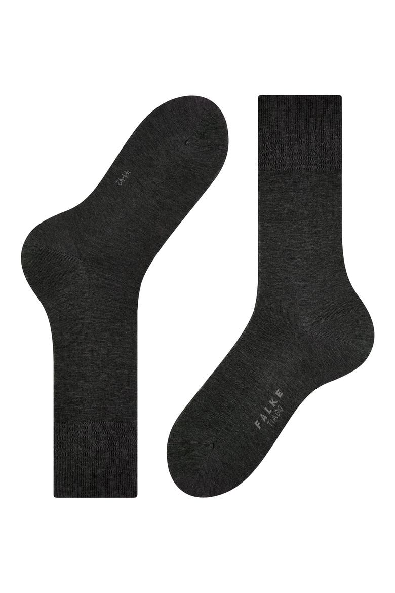 Tiago Organic Cotton Dress Socks, Alternate, color, ANTHRACITE