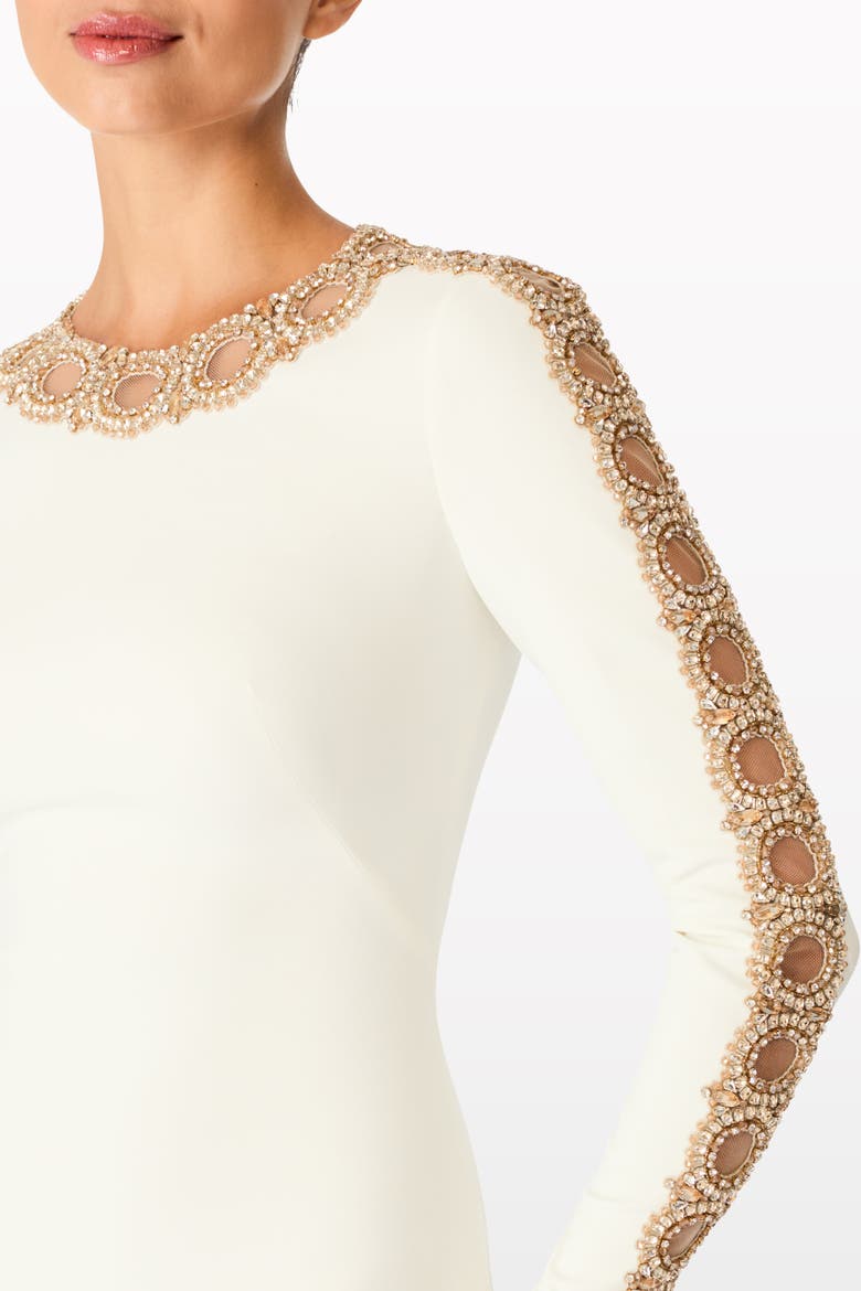 Penny Gown, Alternate, color, Vanilla