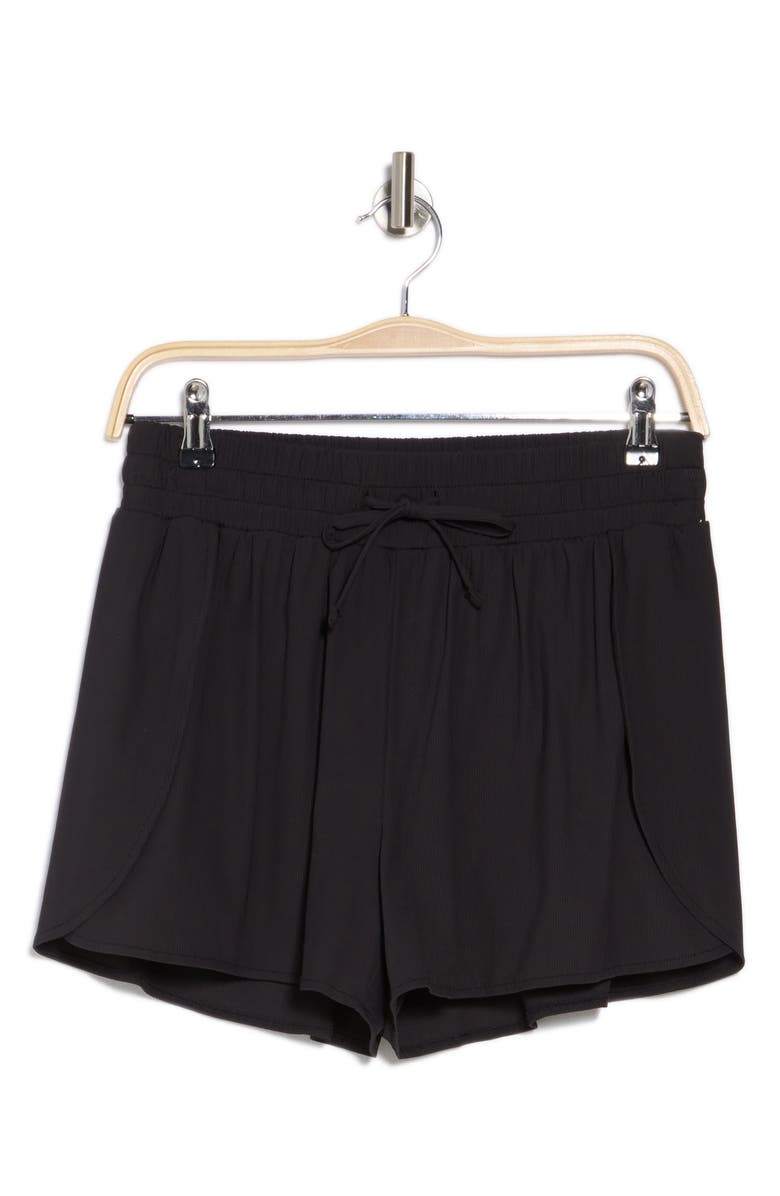 Z by Zella Open Matchpoint Shorts, Alternate, color, Black