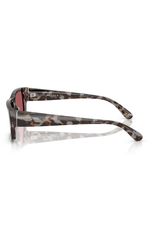 Diesel ® 57mm Rectangular Sunglasses