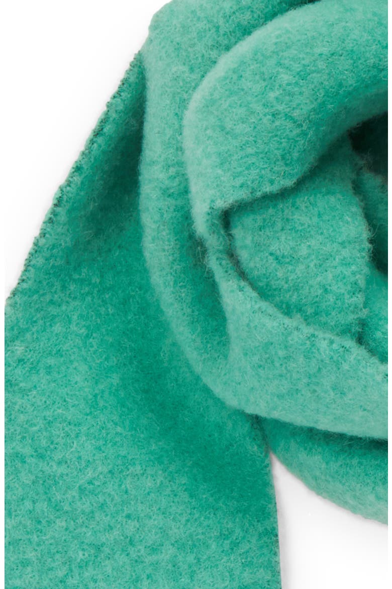 Extralong Alpaca Blend Scarf, Alternate, color, JADE GREEN