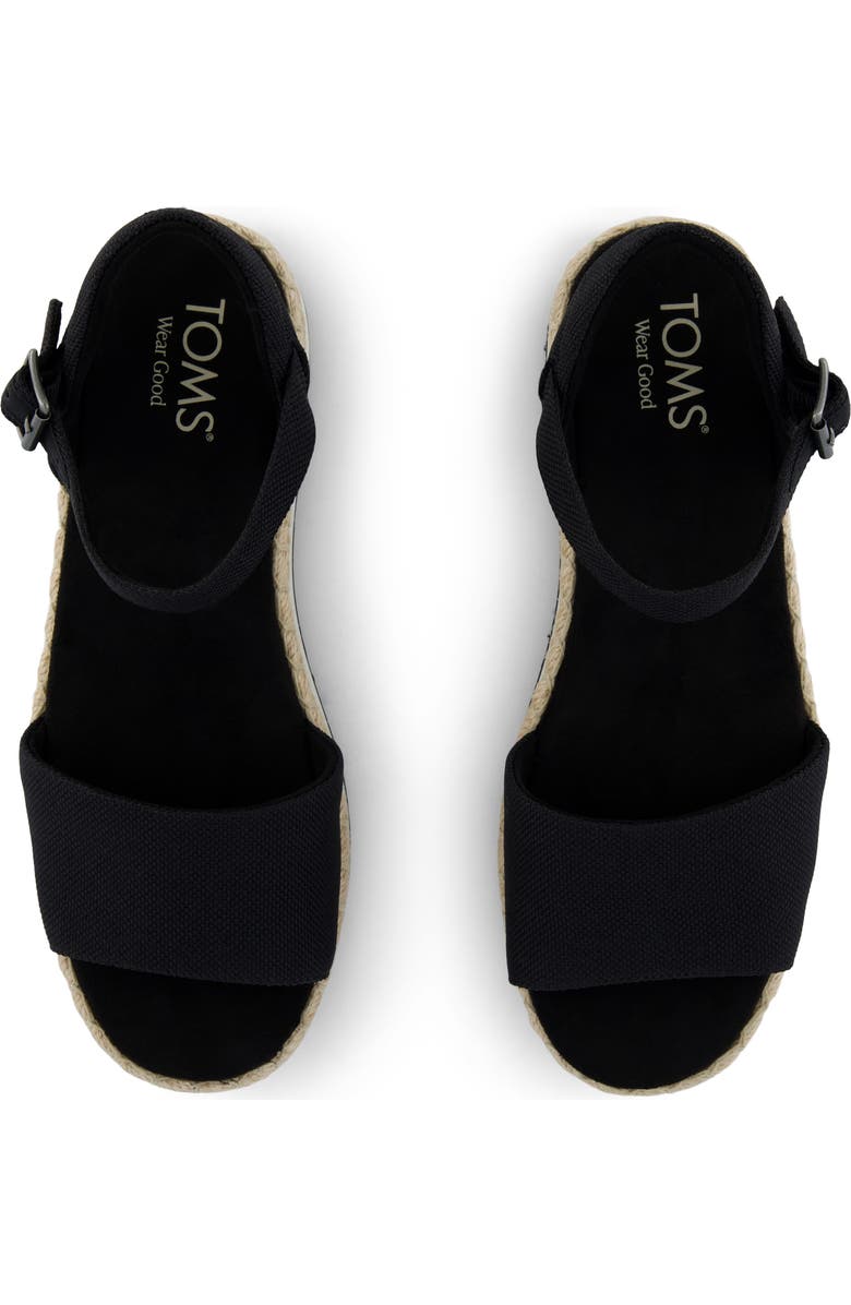 TOMS Ronan Platform Sandal, Alternate, color,