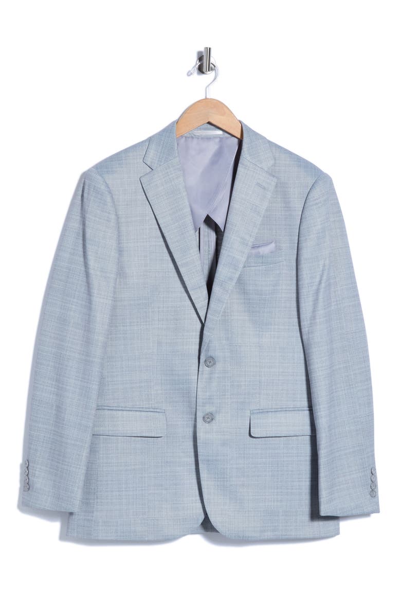 Melange Sport Coat, Main, color, GREY