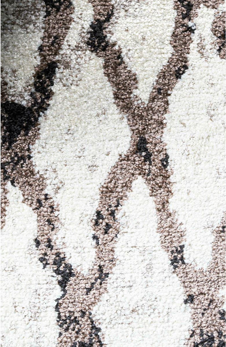 JONATHAN Y Aksil Moroccan Diamond Area Rug, Alternate, color, Ivory/Brown
