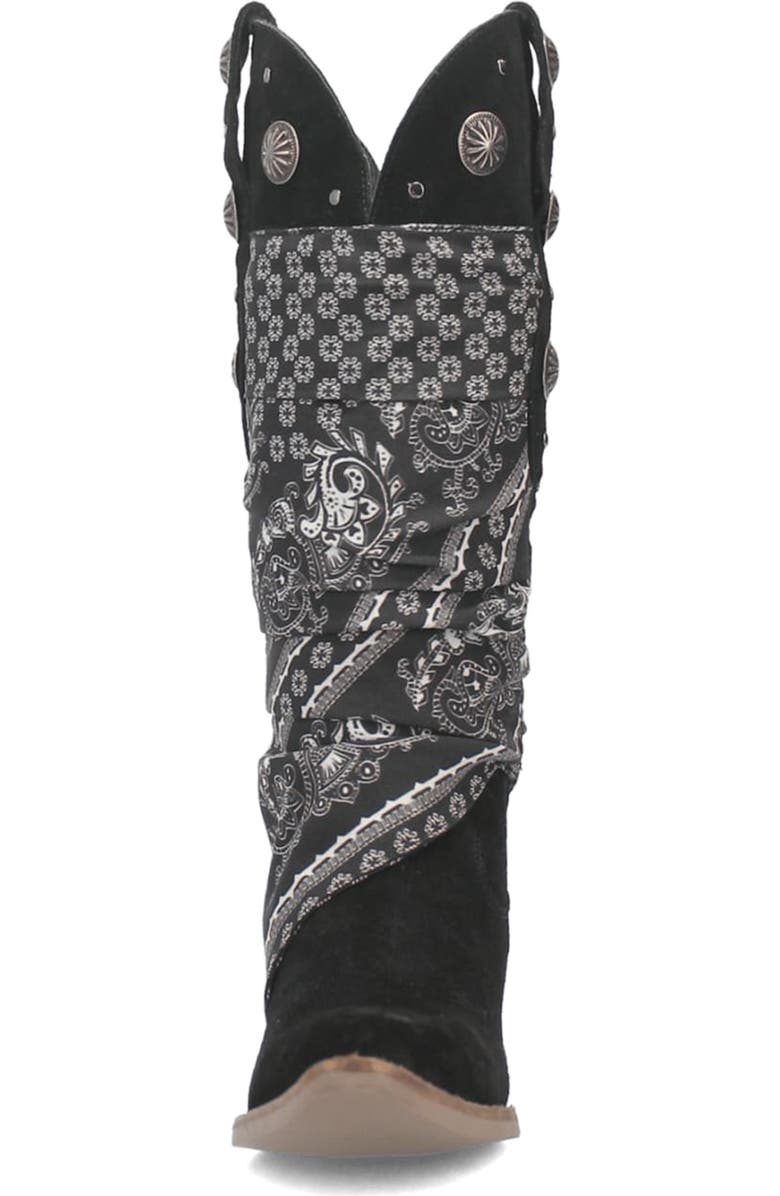 Dingo Rhapsody Knee High Paisley Western Boot, Alternate, color,
