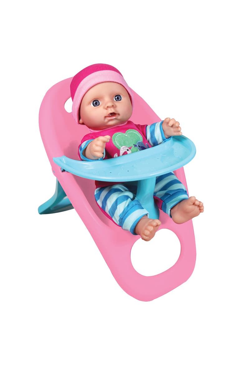12 Inch Doll Set, 3 Piece Toddler Playset, Alternate, color, Multicolored