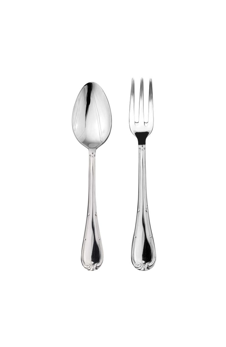Mepra Raffaello Serving Set - 2 Pieces, Main, color, Silver