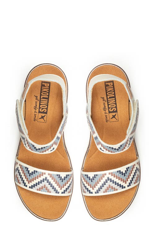 Pikolinos Gomera Platform Wedge Sandal In Nata
