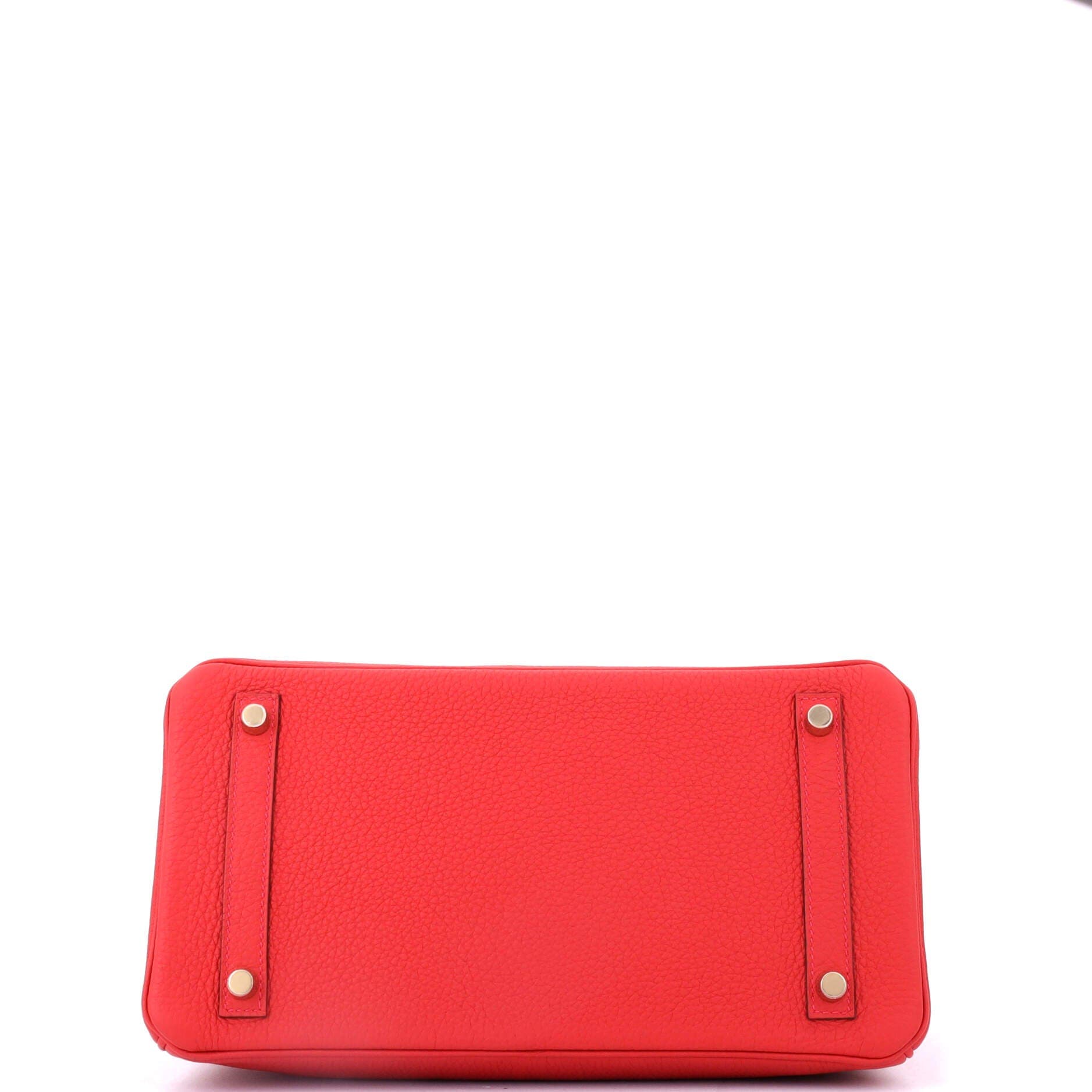 Pre-Owned Hermes Birkin Handbag Red Togo with Gold Hardware 30, Alternate, color, Geranium