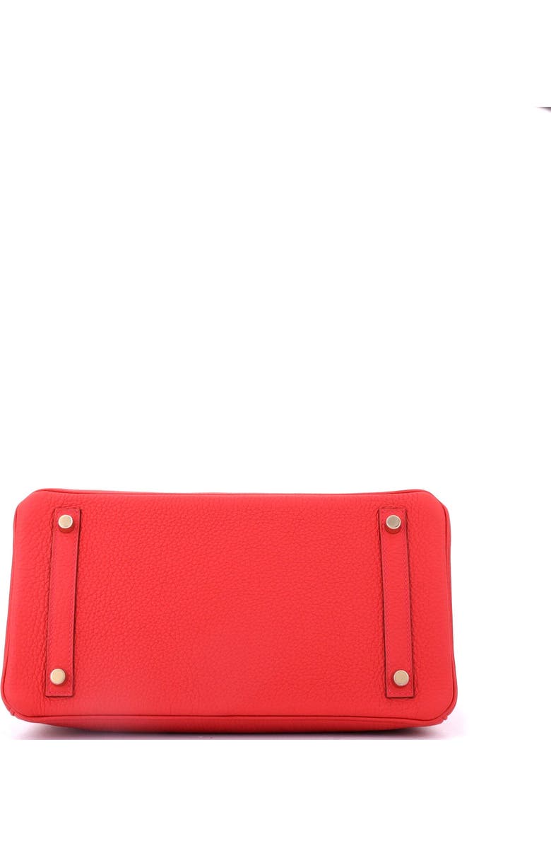Pre-Owned Hermes Birkin Handbag Red Togo with Gold Hardware 30, Alternate, color, Geranium