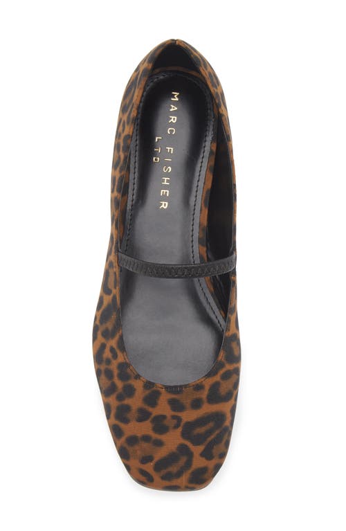 Marc Fisher Ltd Urella Mary Jane Flat In Animal Print