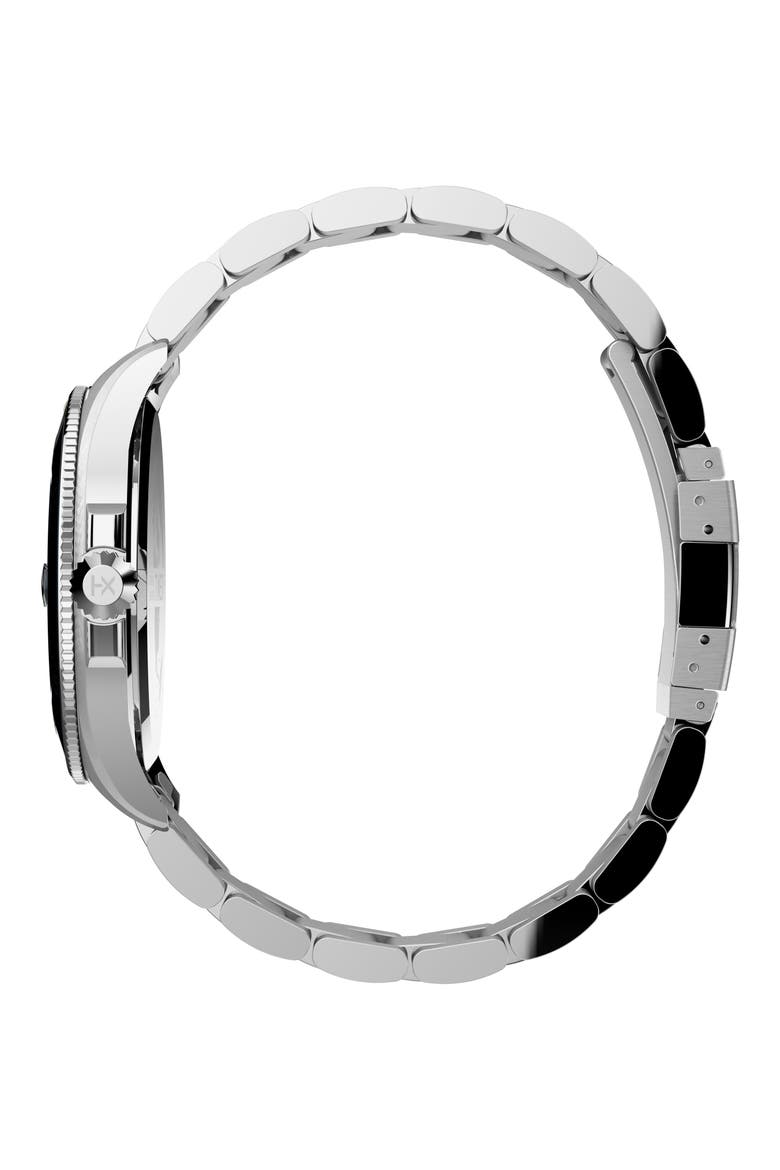 Harborside Coast Bracelet Watch, 43mm, Alternate, color, SILVER