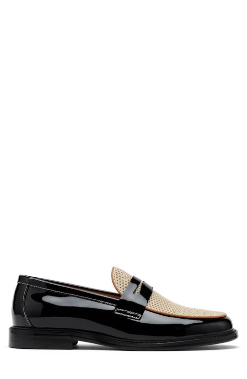 Marc Nolan Calum Mesh Penny Loafer In Multi
