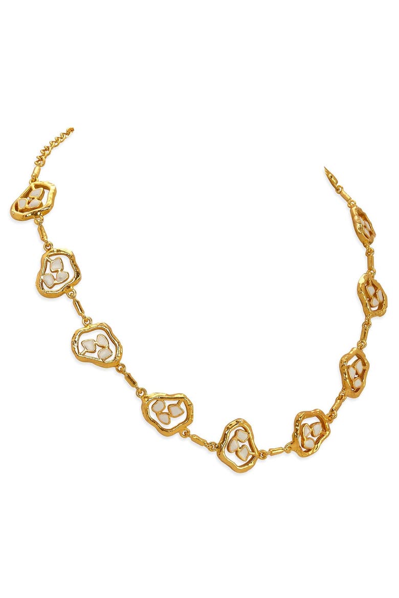 TERRA CHOKER, Alternate, color, Gold Plated