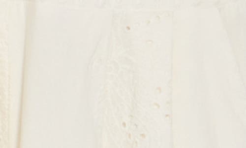 Alice And Olivia Alice + Olivia Rosina Eyelet Cutout Jumpsuit In Off White