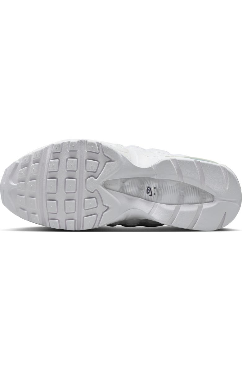 Nike Air Max 95 Big Bubble Sneaker, Alternate, color, White/ Silver/ Black