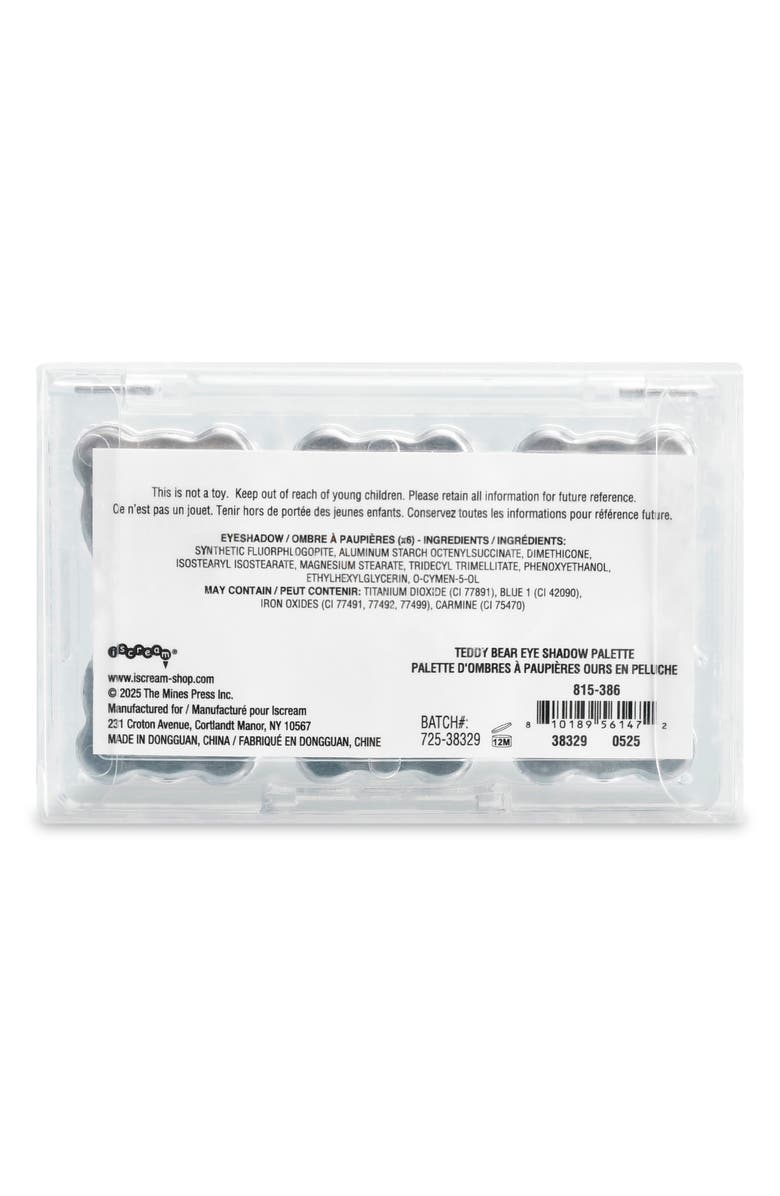 Iscream Kids' Beary Cute Eyeshadow Palette, Alternate, color, Pink Multi