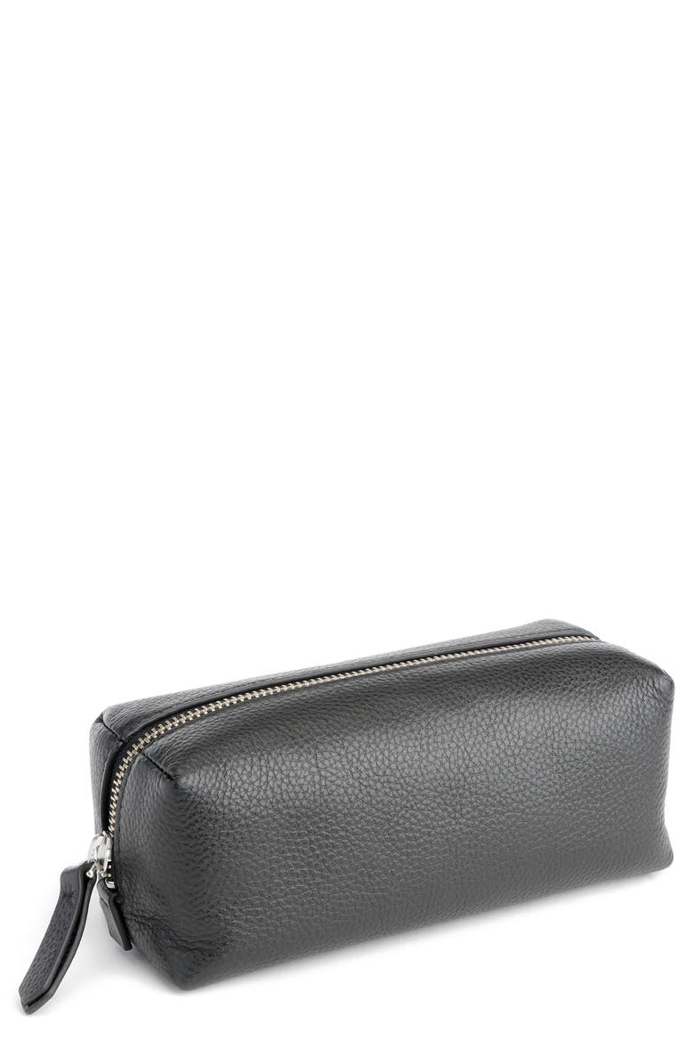 ROYCE New York Personalized Utility Bag, Main, color, Black- Deboss