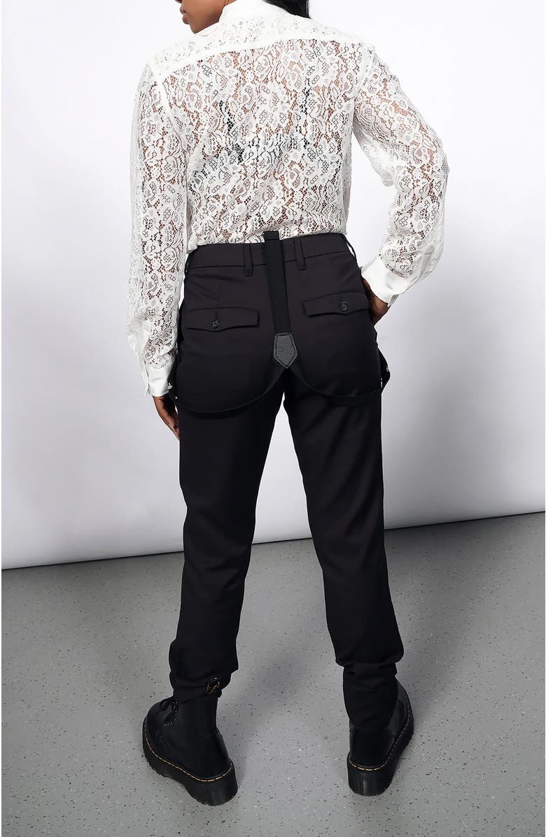 WILDFANG The Empower Lace Long Sleeve Tuxedo Button Up, Alternate, color, 