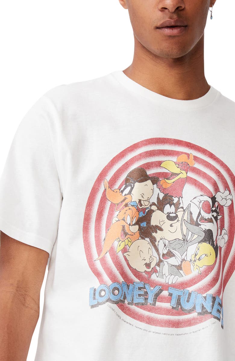 Cotton On Looney Tunes Graphic T-Shirt, Alternate, color,