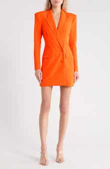 L'AGENCE Marlee Long Sleeve Mini Blazer Dress