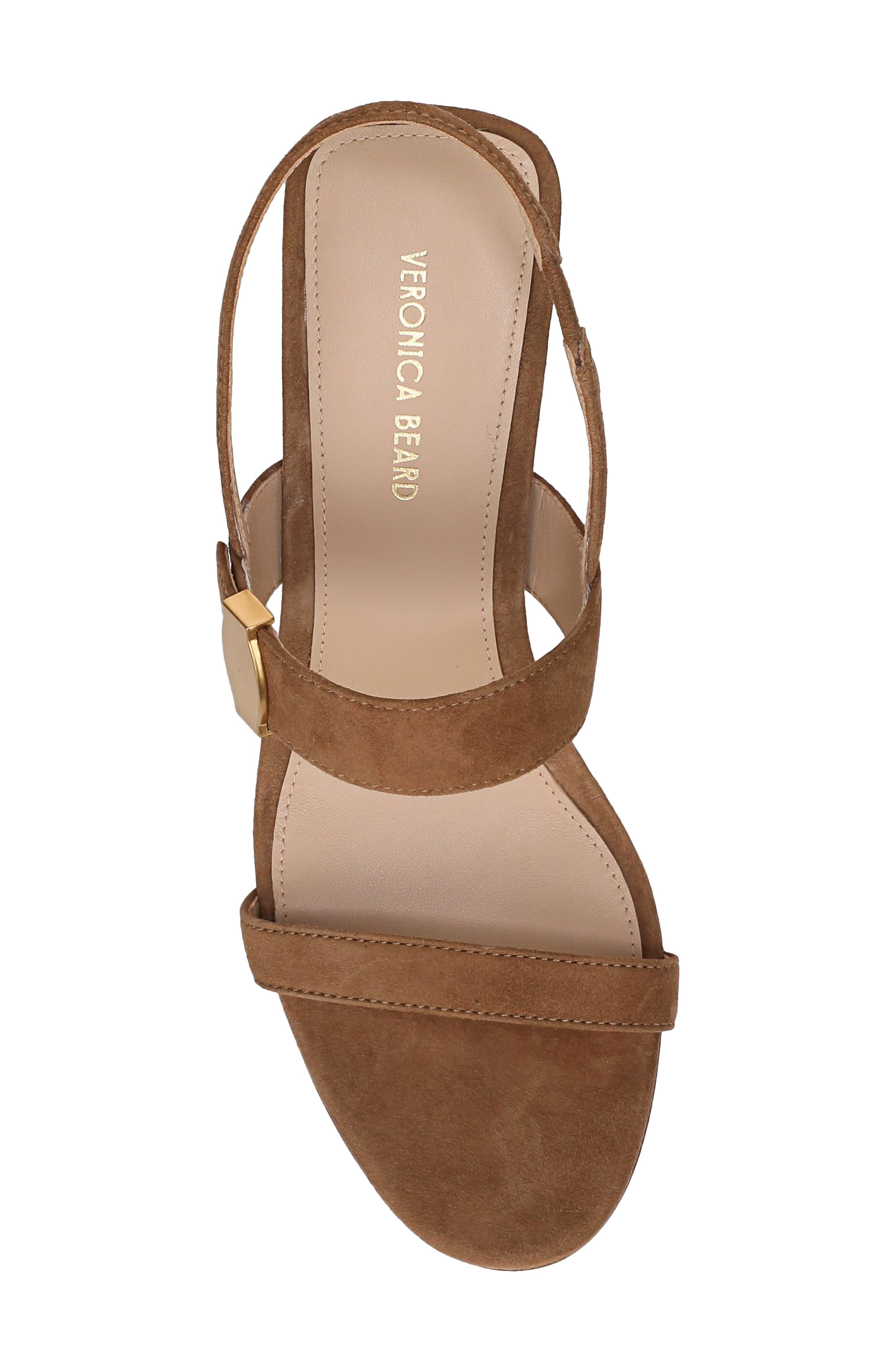 Veronica Beard Genetta Slingback Sandal, Alternate, color, Chestnut