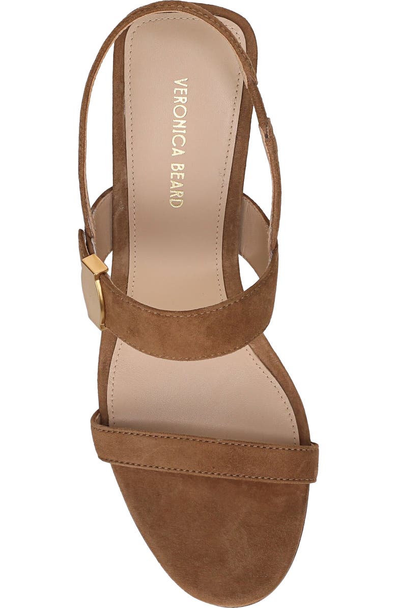 Veronica Beard Genetta Slingback Sandal, Alternate, color, Chestnut
