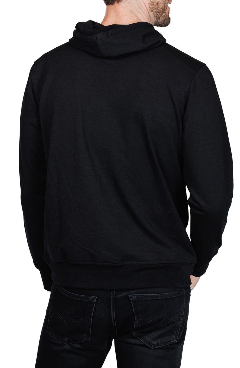 TailorByrd Fleece Hoodie, Alternate, color, Black