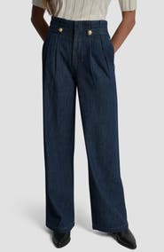 DKNY Jeans High Rise Denim Trousers