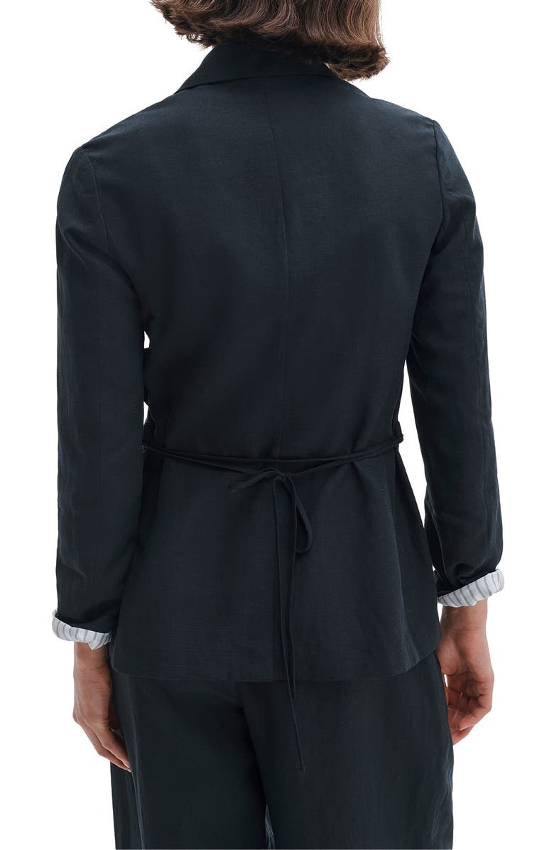 rag & bone Chappell Blazer, Alternate, color, Black