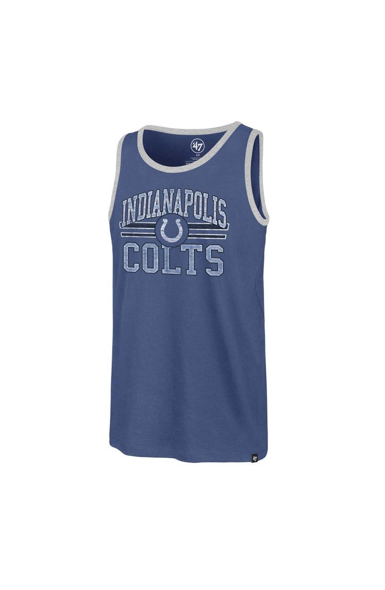 '47 Men's '47 Blue Indianapolis Colts Winger Franklin Tank Top, Alternate, color, Blue