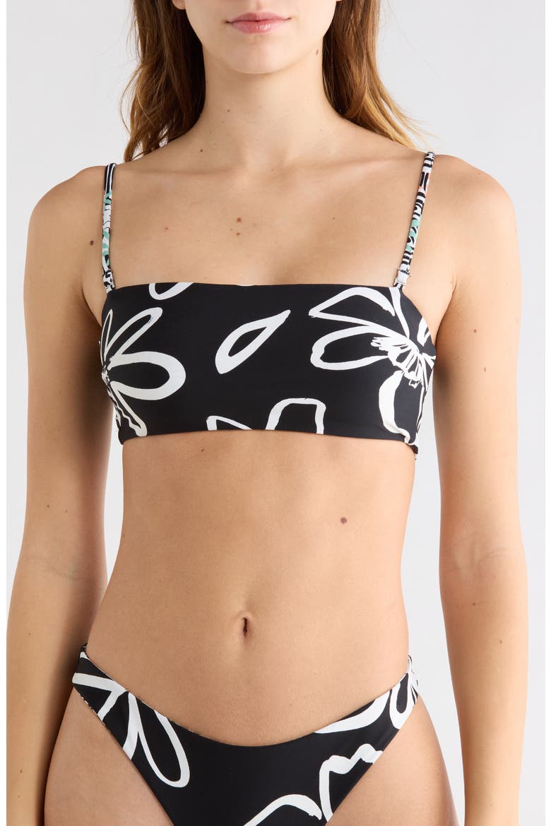 Sol Rebel Reversible Bandeau Bikini Top, Main, color, SOFT WHITE