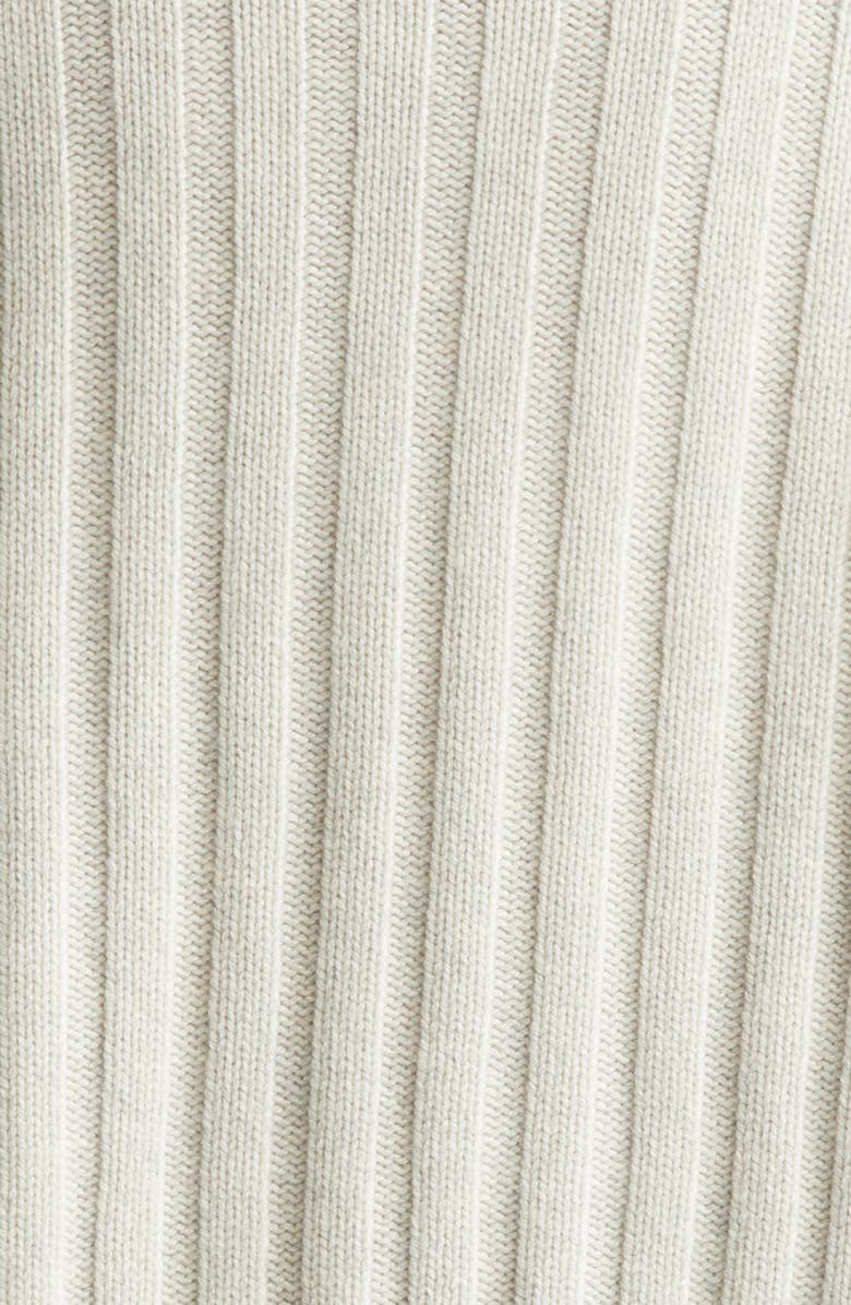 Johnstons of Elgin Lecht Open Front Rib Cashmere Cardigan, Alternate, color, Lunan Sand