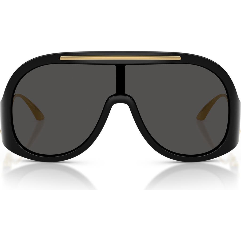 Dolce&Gabbana 128mm Pilot Sunglasses in Black /Dark Grey  product