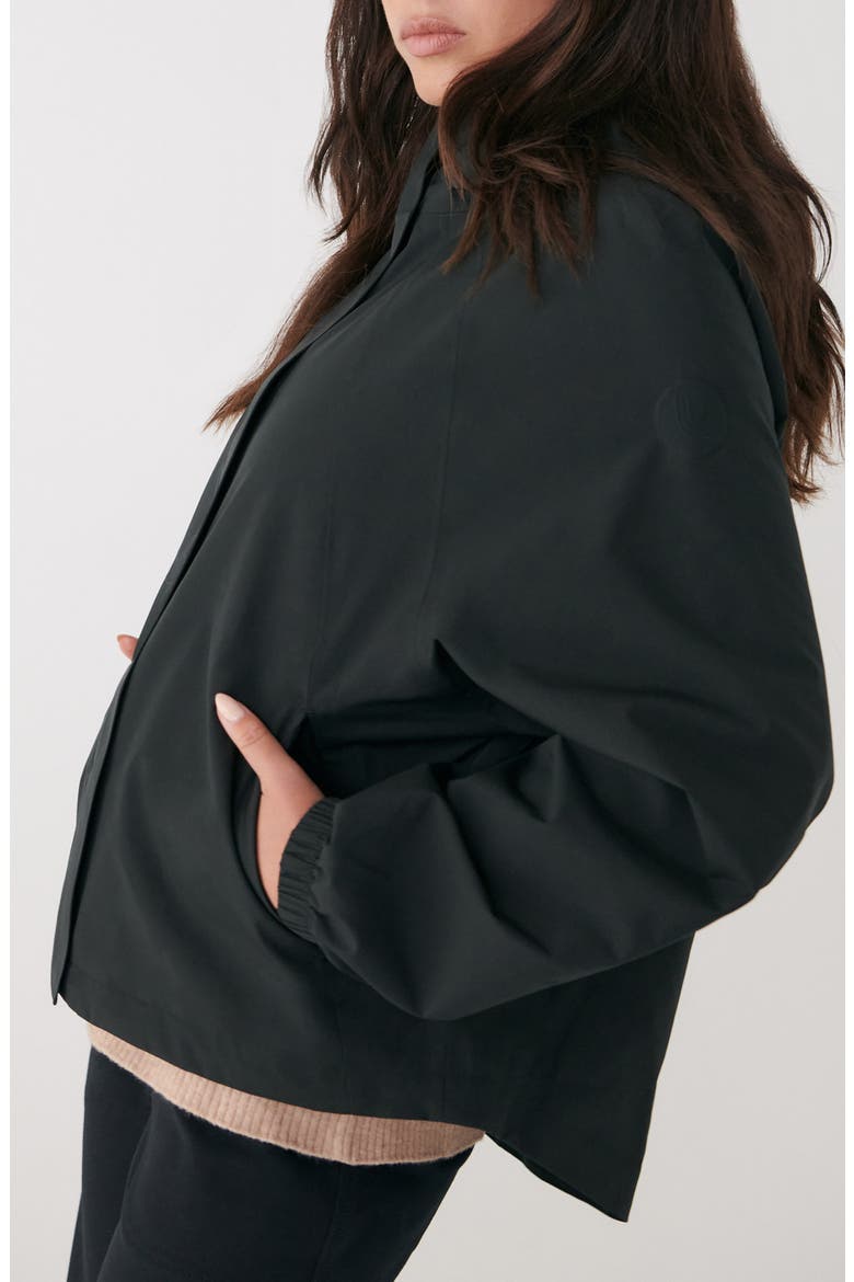 Alizé Waterproof Rain Jacket, Alternate, color, BLACK