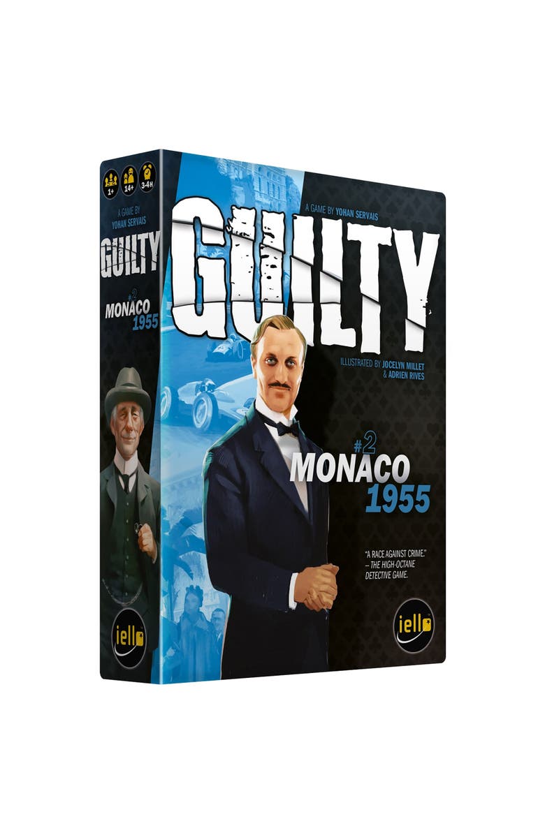 IELLO Guilty Monaco 1955 Cooperative Deduction Game, Ages 14+, Main, color, Multicolored