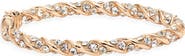Open Edit Pavé Crystal Hinge Bracelet